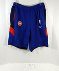 2019-20 Detroit Pistons Christian Wood #35 Game Issued Blue Training Shorts XL 3