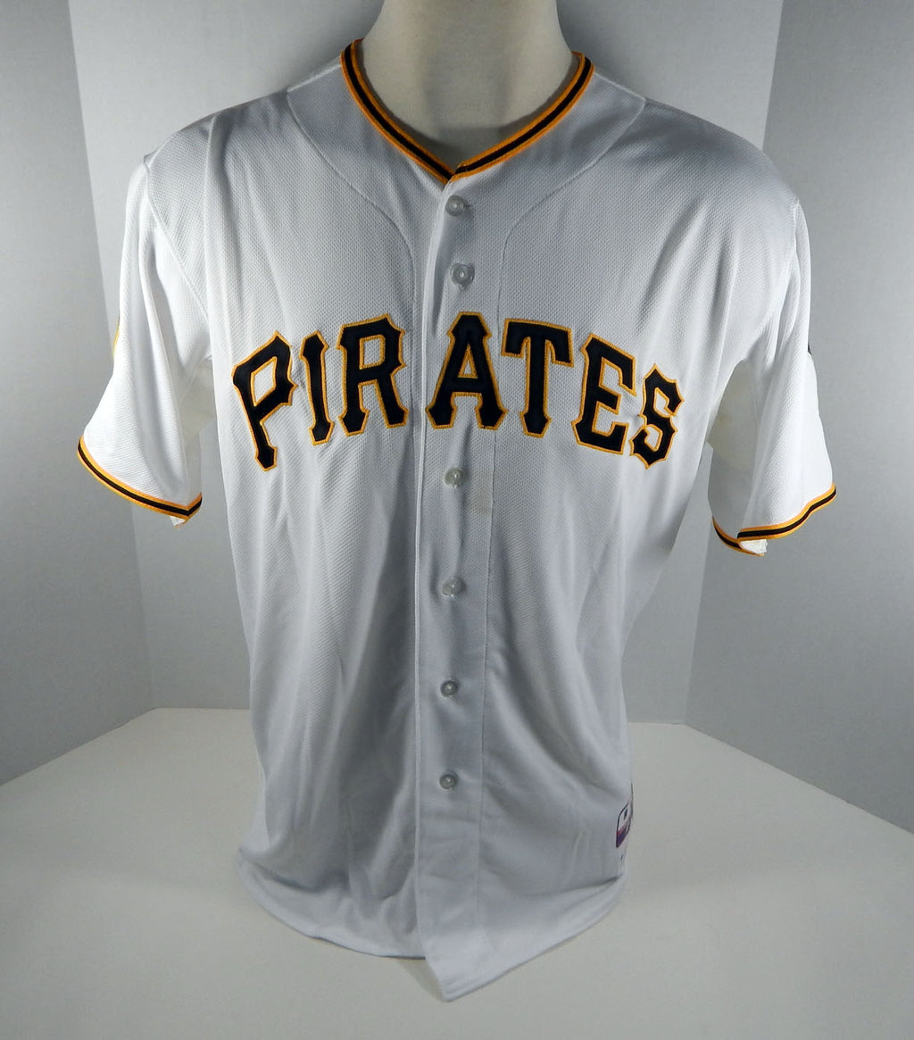 2014 Pittsburgh Pirates Daniel Schlereth # Game Issued White Jersey Kiner P 227 Pic2