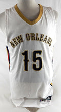 2014-15 New Orleans Pelicans John Salmons #15 Game Issued White Jersey XL 721