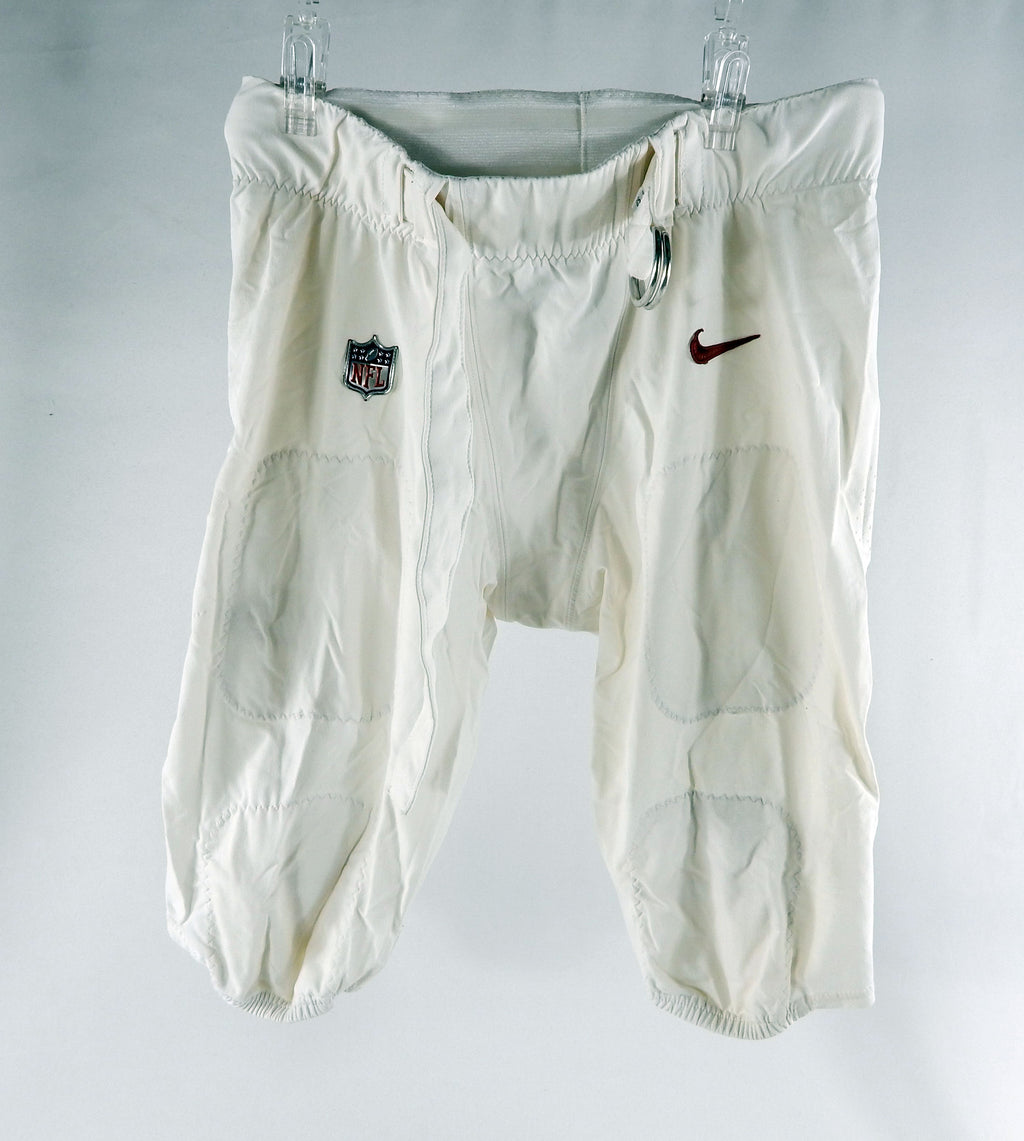 2023 Washington Commanders Tyler Larsen #69 Game Used White Pants 40 DP69480