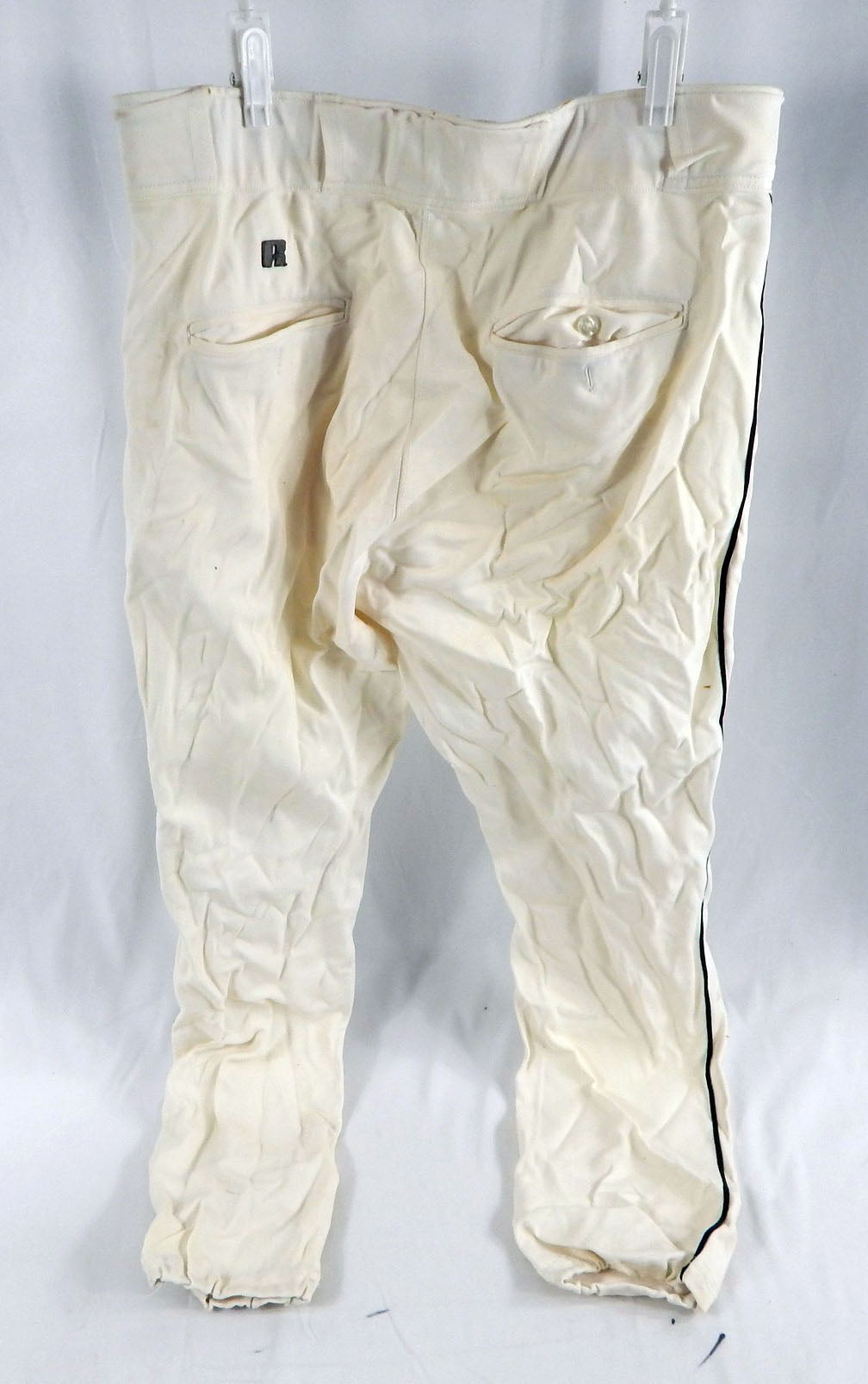 2000 Pittsburgh Pirates #39 Game Used White Baseball Pants Size 38 758 Pic2