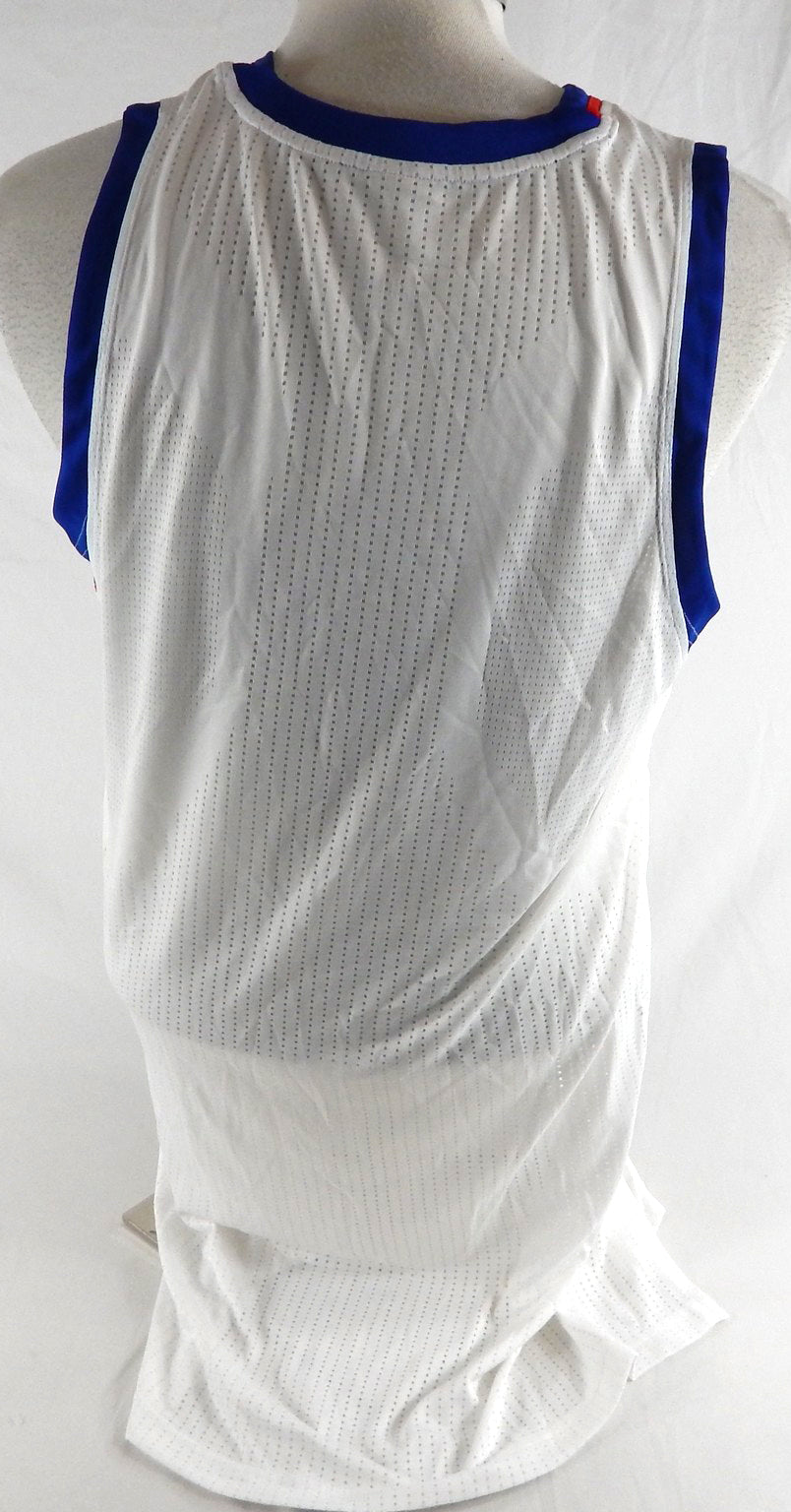 2011-12 Philadelphia 76ers Blank Game Issued White Jersey XL 724 Pic2