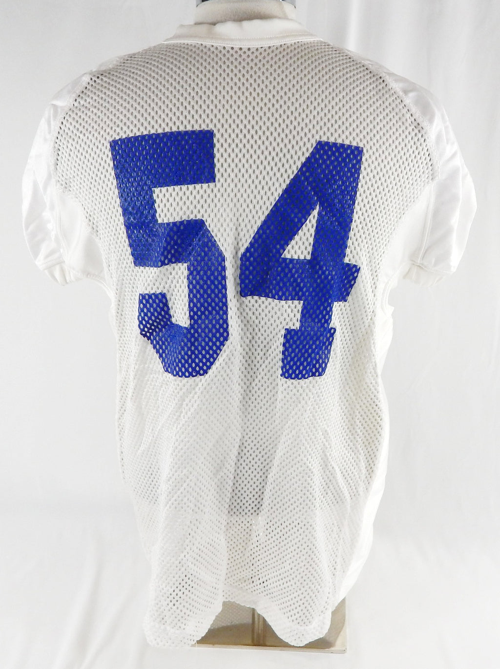 2016-19 Boise State Broncos #54 Game Used White Practice Jersey XXL 363 Pic2