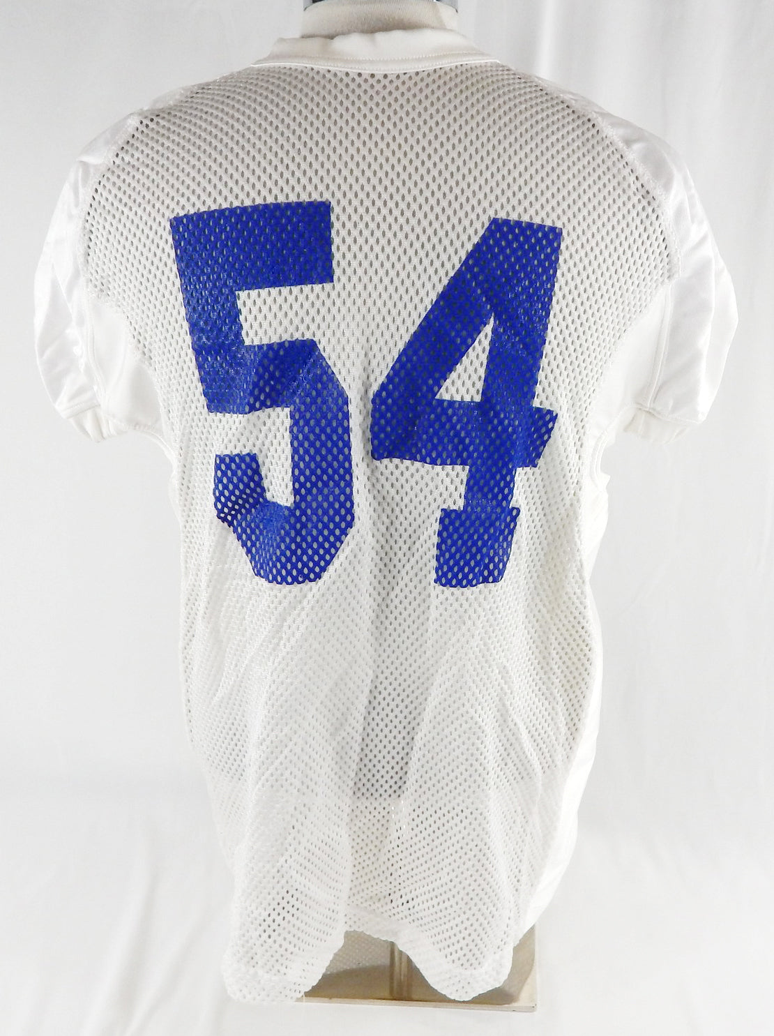 2016-19 Boise State Broncos #54 Game Used White Practice Jersey XXL 363 Pic2