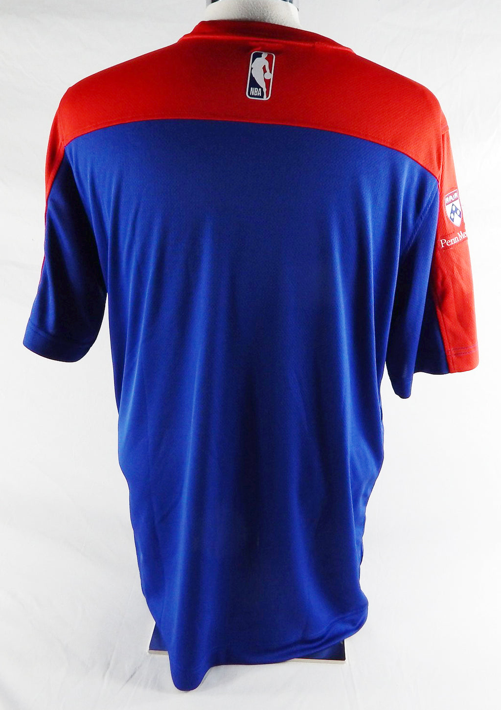 2024-25 Philadelphia 76ers Quetin Grimes #5 Game Used Blue Shooting Shirt L 874 Pic2