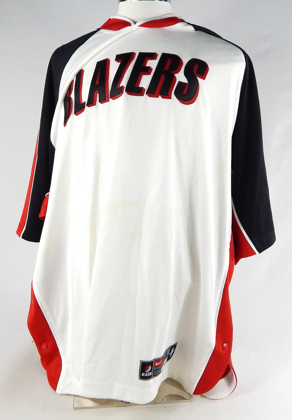 2000s Portland Trail Blazers Game Issued White Shooting Shirt 4XL 471
