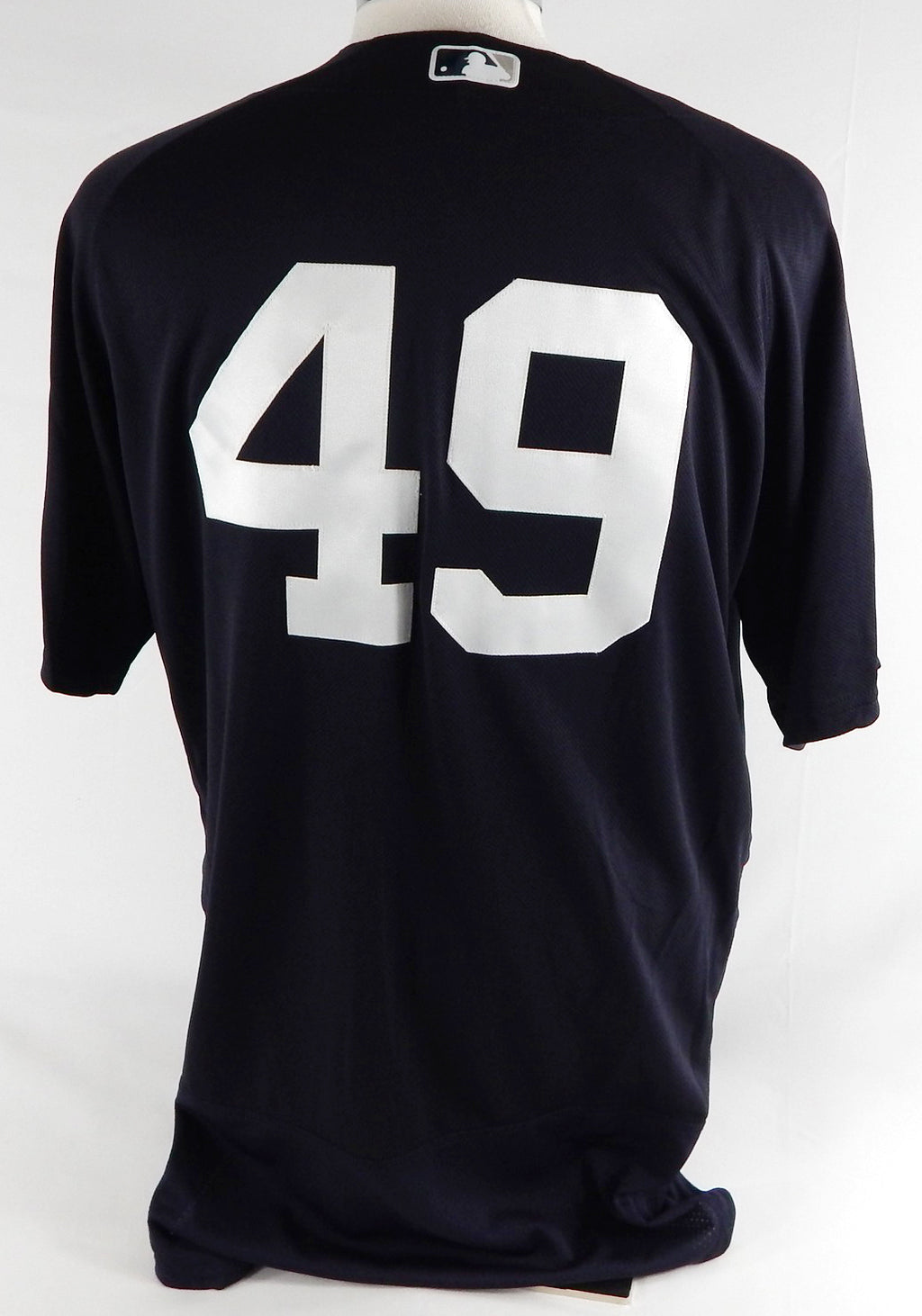 2019 New York Yankees #49 Game Issued Navy Jersey ST Patch 46 579 Pic2