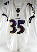 2022 Baltimore Ravens #35 Game Issued White Jersey NP Rem 38 903