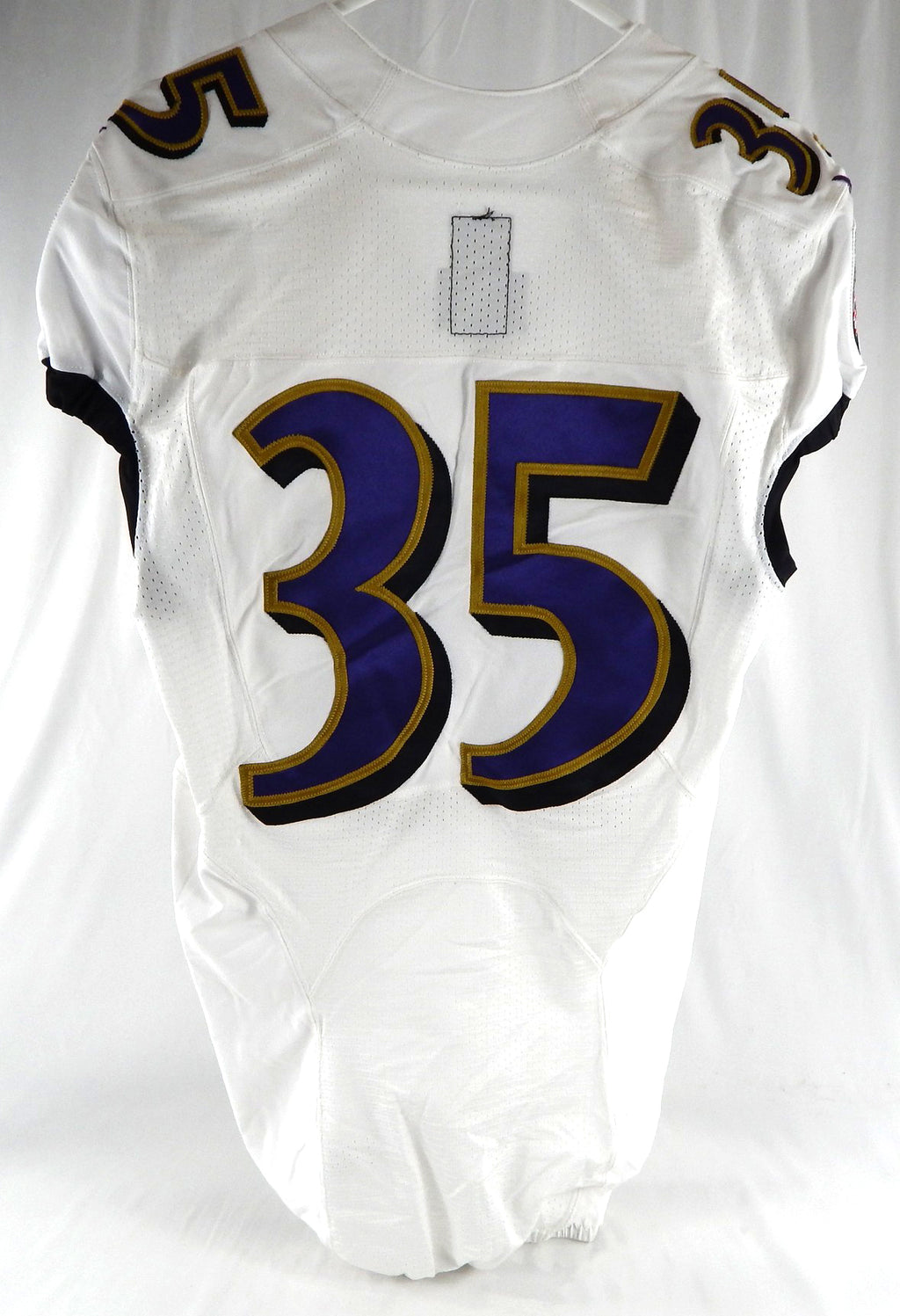 2022 Baltimore Ravens #35 Game Issued White Jersey NP Rem 38 903 Pic2