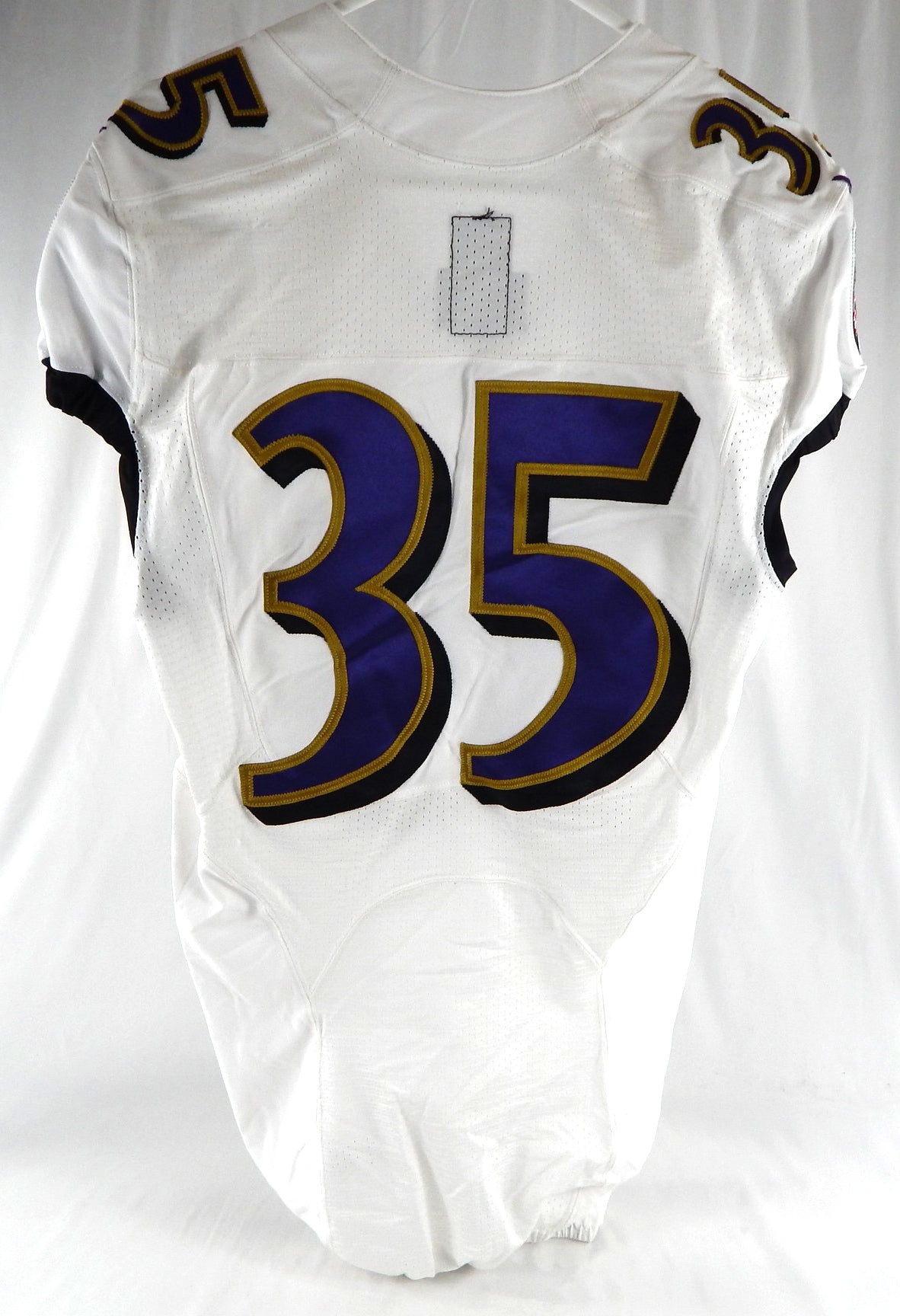 2022 Baltimore Ravens #35 Game Issued White Jersey NP Rem 38 903 Pic2