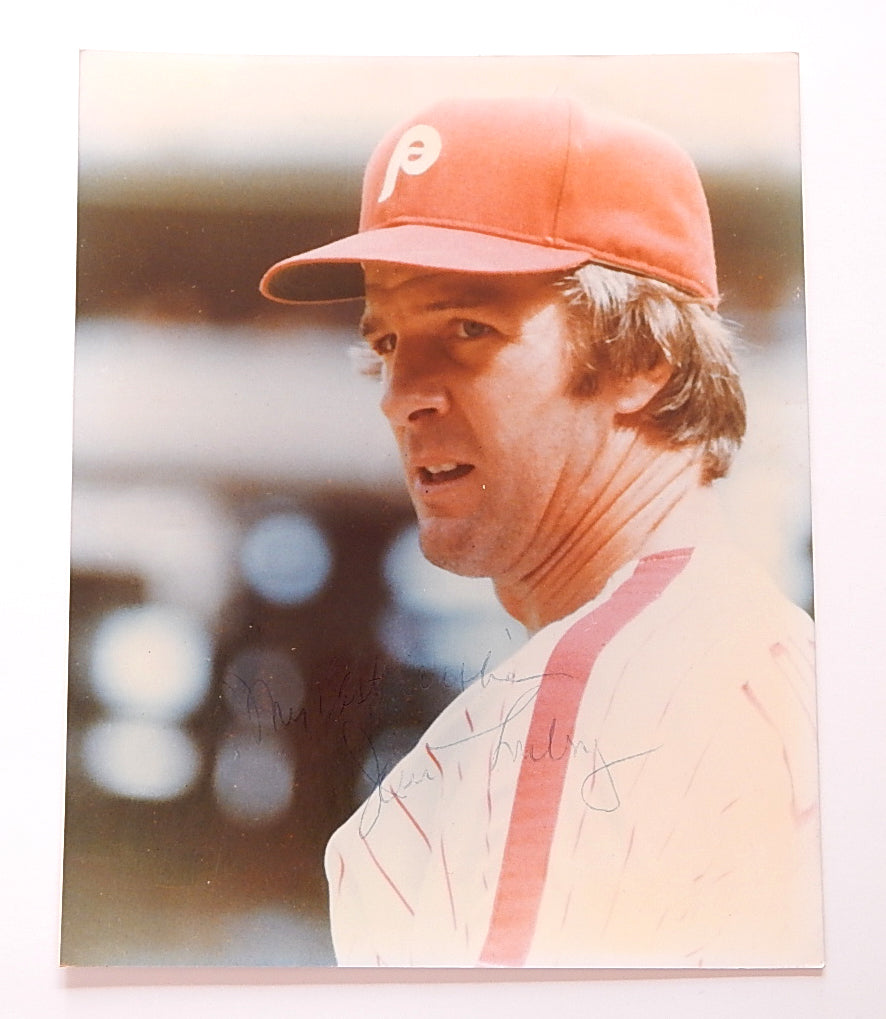 Jim Lonborg Signed Color Photo 8x10 Philadelphia Phillies Auto Autograph