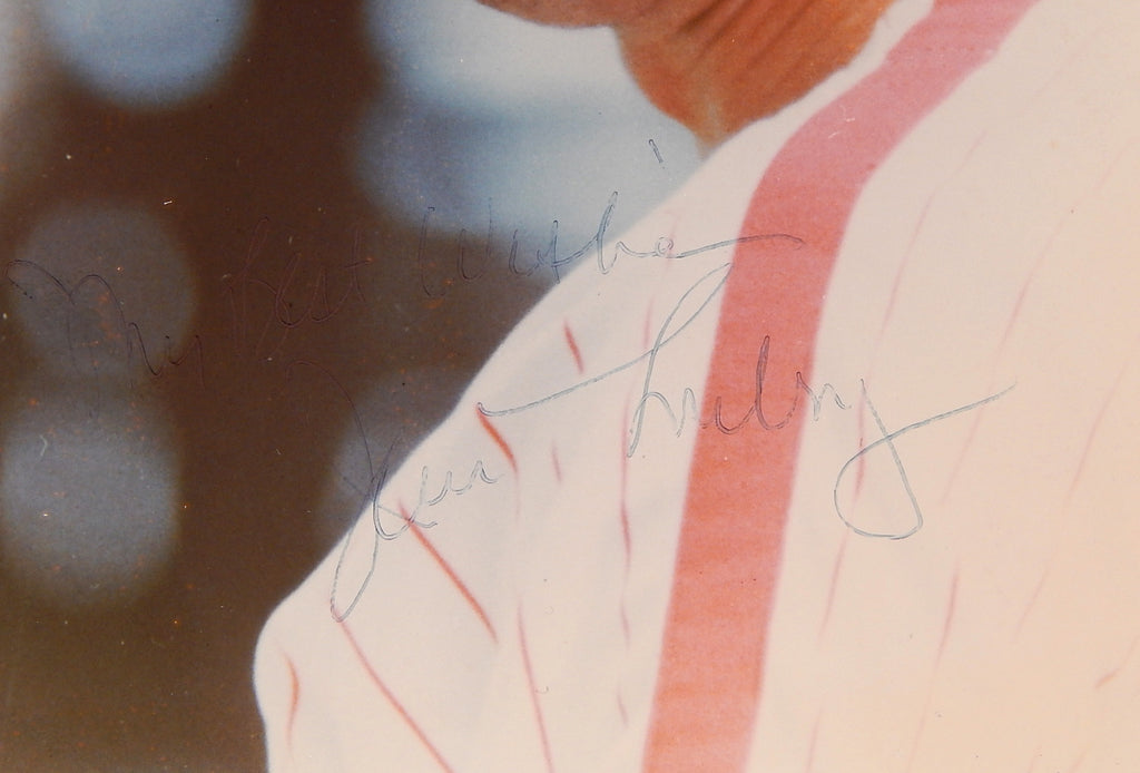 Jim Lonborg Signed Color Photo 8x10 Philadelphia Phillies Auto Autograph Pic2
