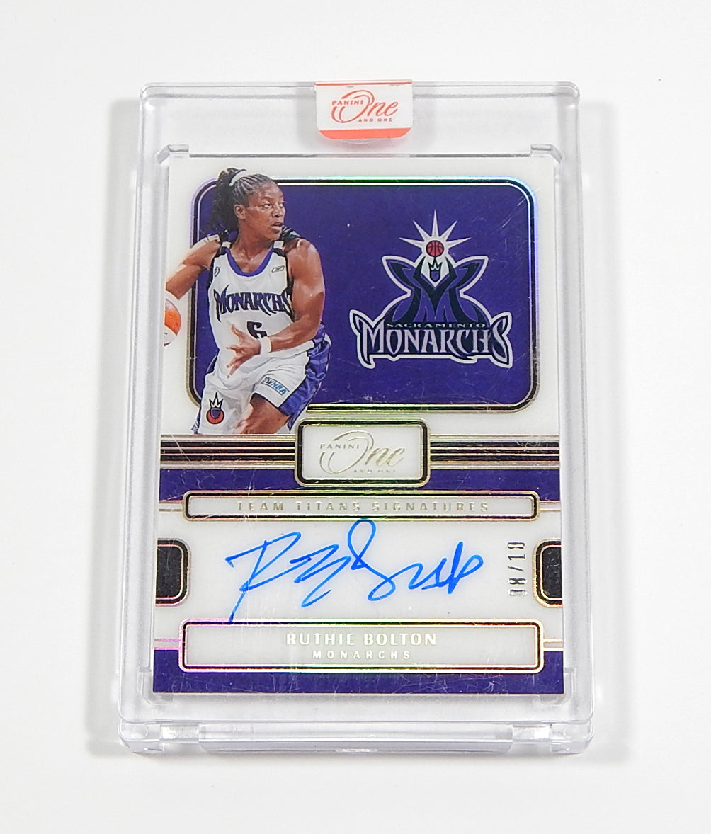 2025 Panini WNBA One and One Team Titans Signatures Ruthie Bolton Auto /10