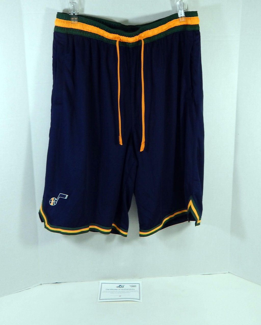 2019-20 Utah Jazz Game Issued Navy Practice Shorts XLT 960