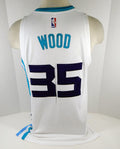 2016-17 Charlotte Hornets Christian Wood #35 Game Issued White Jersey DP07966