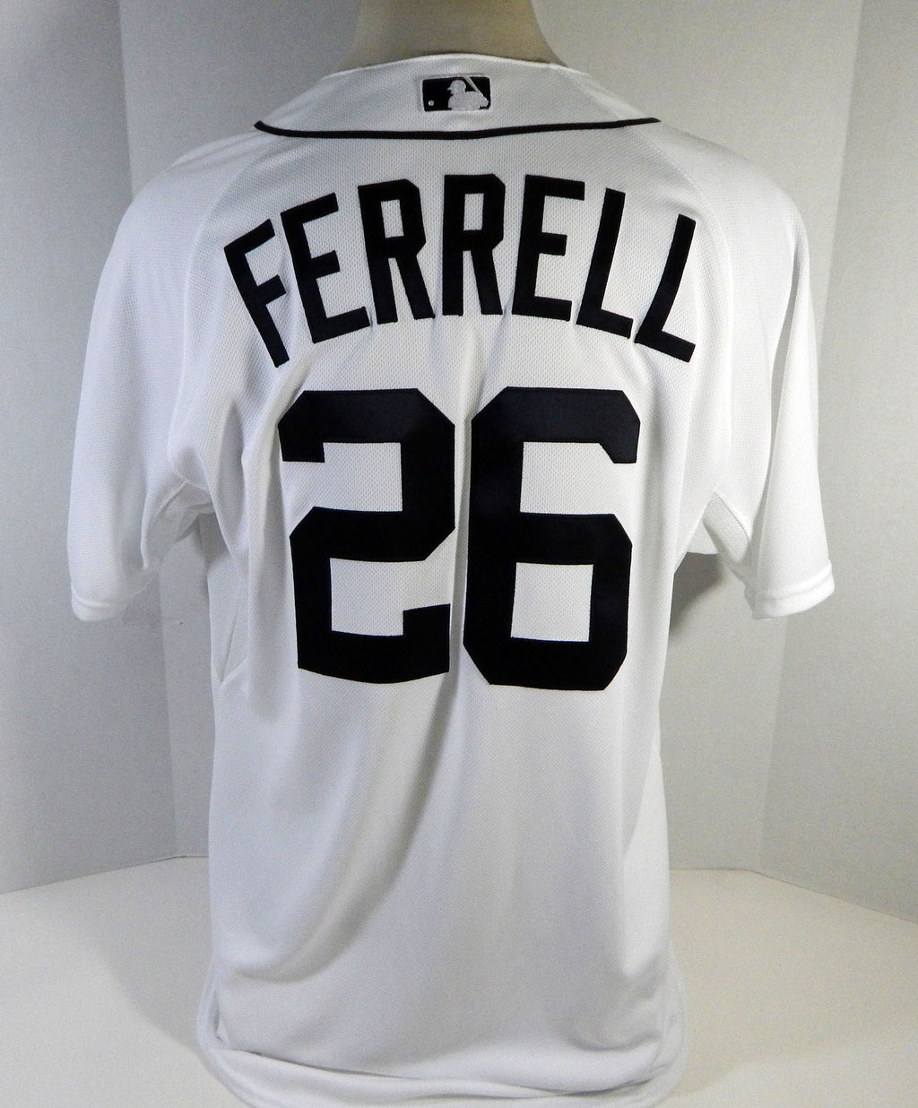 2015 Detroit Tigers Jeff Ferrell #26 Game Issued White Jersey DP15230 Pic2