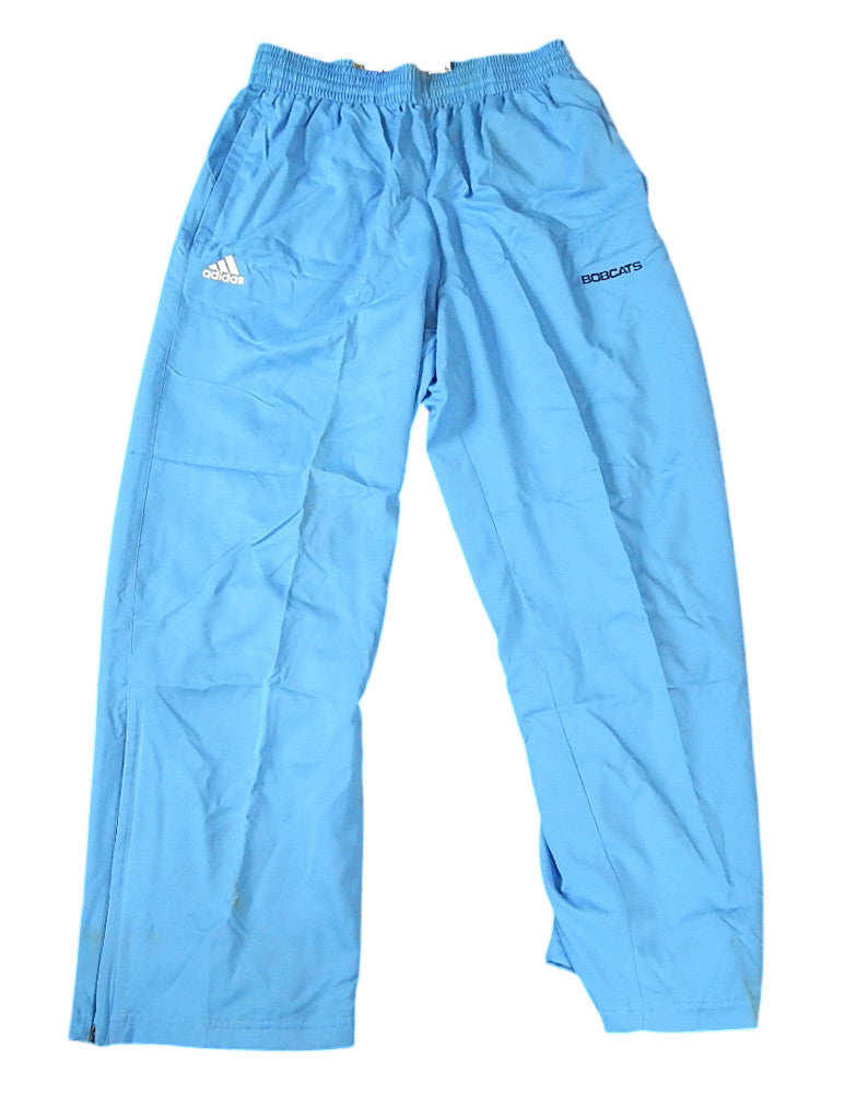 Charlotte Bobcats Adidas Team Issued Basketball Warm Up Pants Blue New XL +2"
