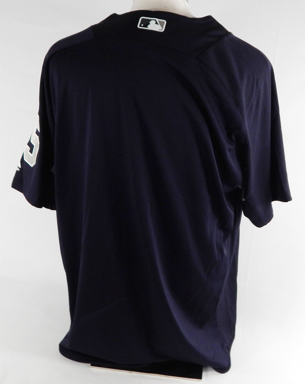 2018 New York Yankees Luis Cessa #85 Game Issued P Used Navy Pullover Jersey 3 Pic2