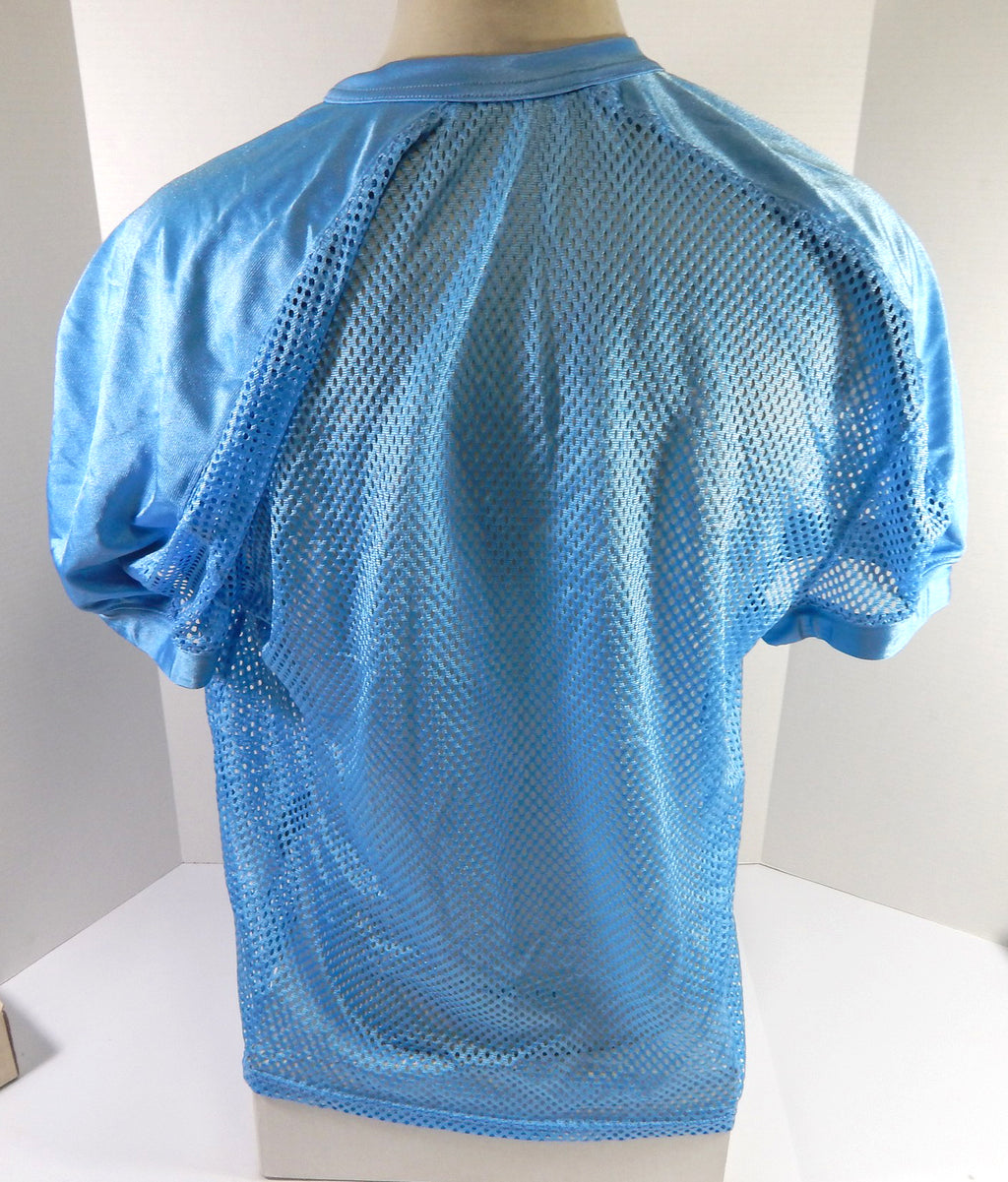 2019 North Carolina Tar Heels UNC Game Used Blue Practice Jersey XL DP54251 Pic2