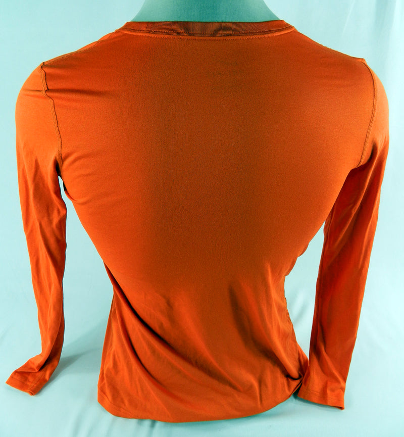 Boise State Broncos Team Issued Nike Orange Longsleeve Shirt #2 Size M Pic2