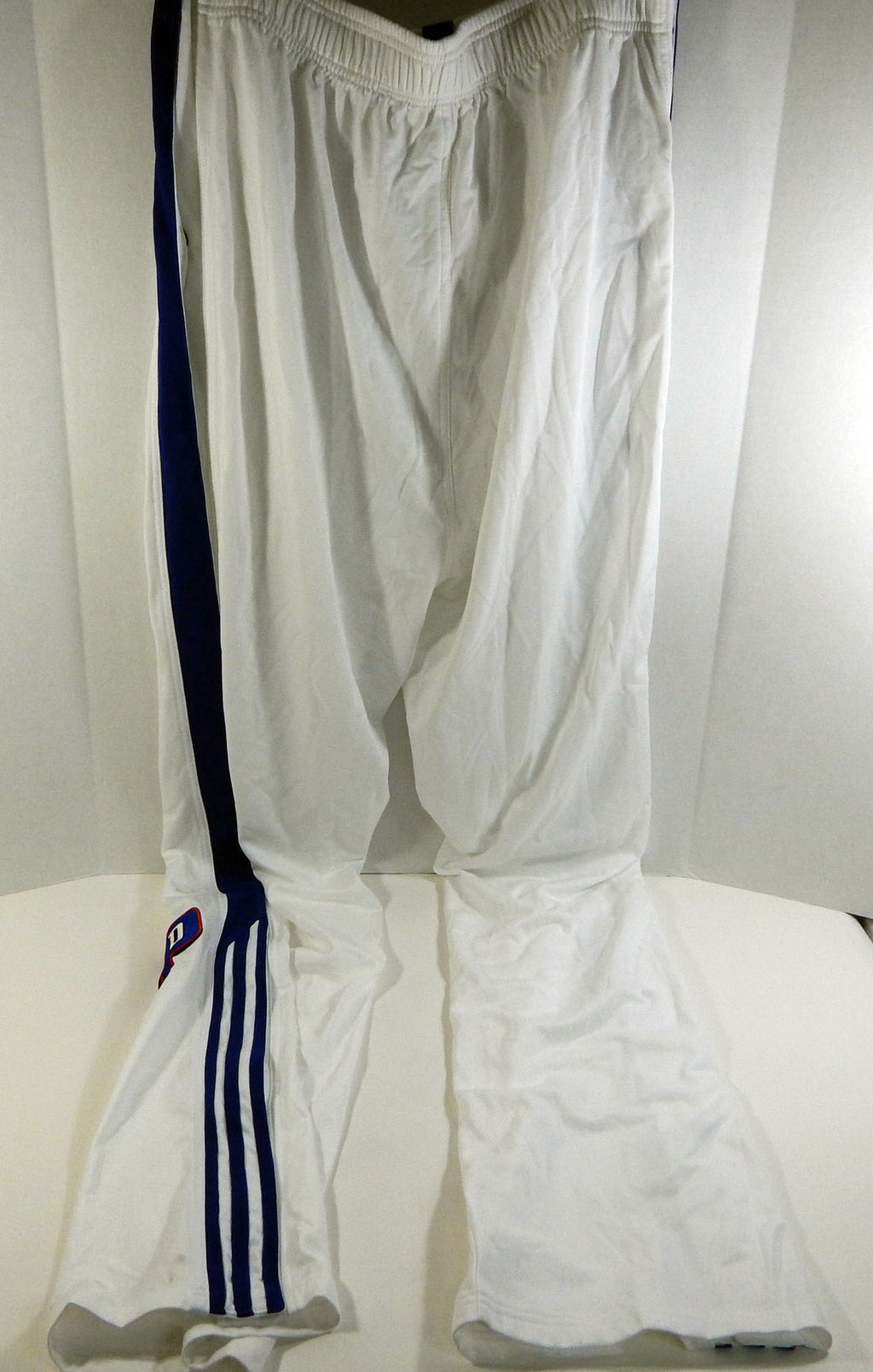 Detroit Pistons #9 Game Used White Game Breakaway Pants 2XLT DP09571 Pic2