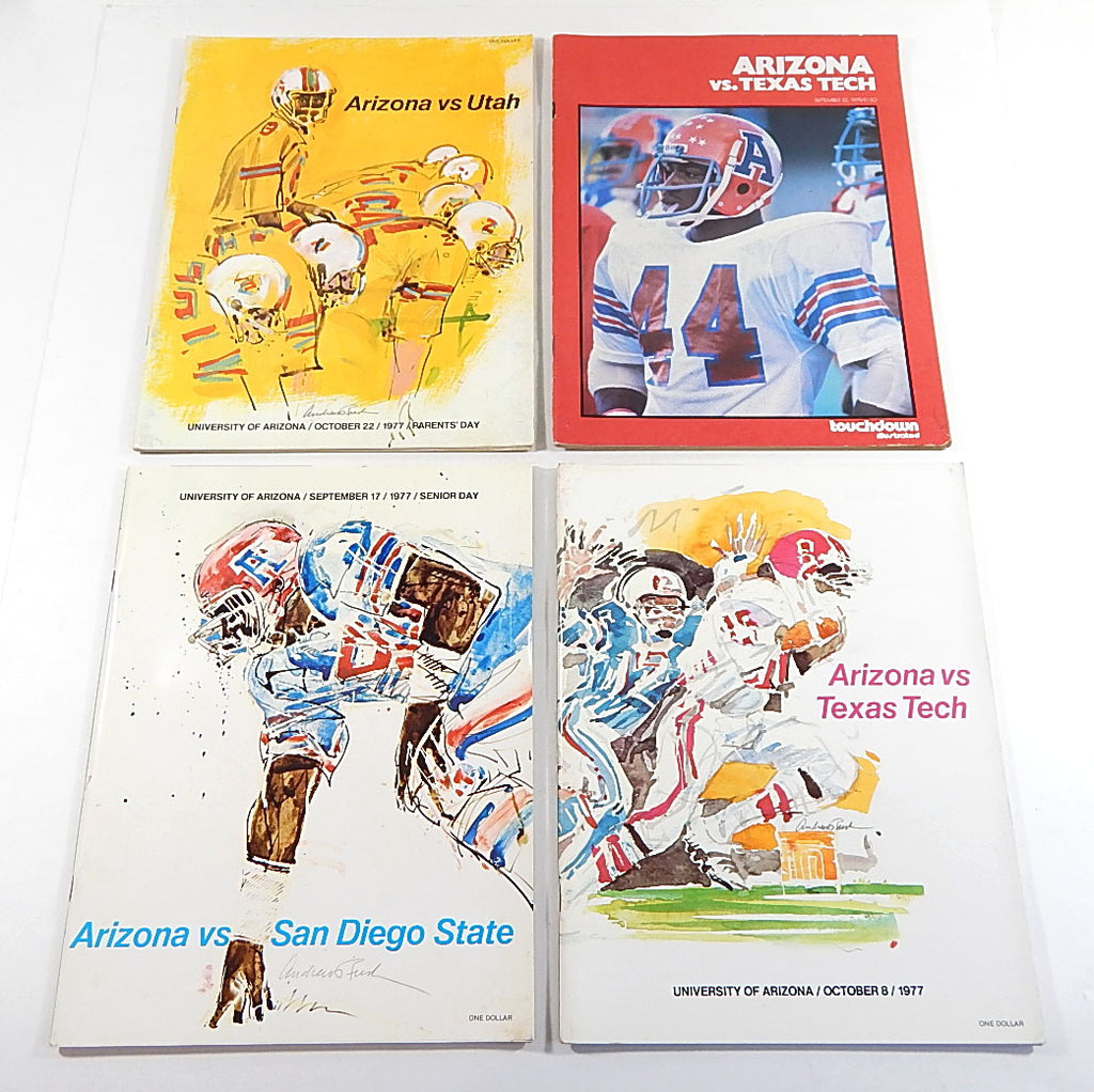 Lot of (6) Different 1977 to 1979 Arizona College Football Programs Pic2