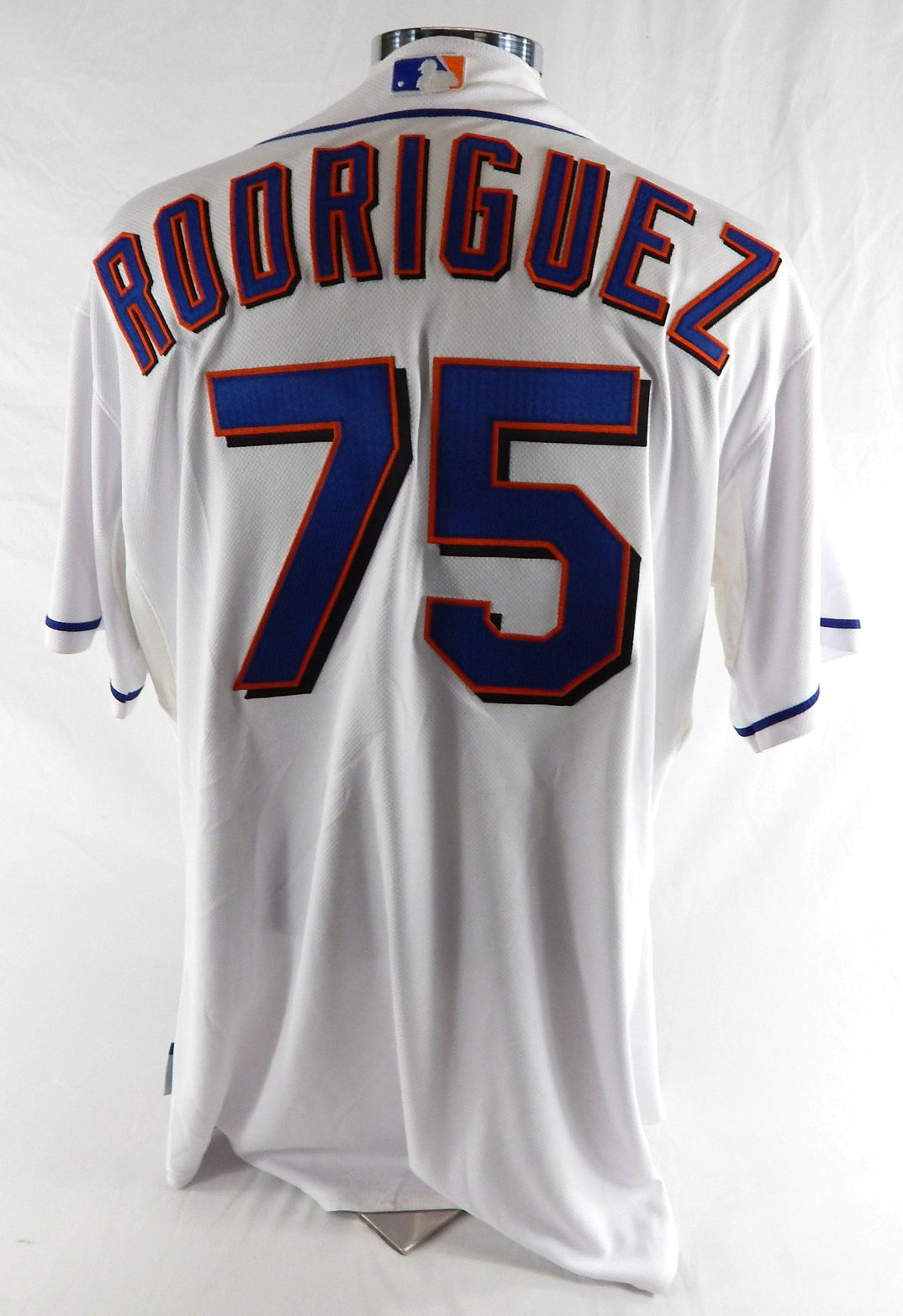 2011 New York Mets Francisco Rodriguez #75 Game Issued White Jersey 48 734 Pic2