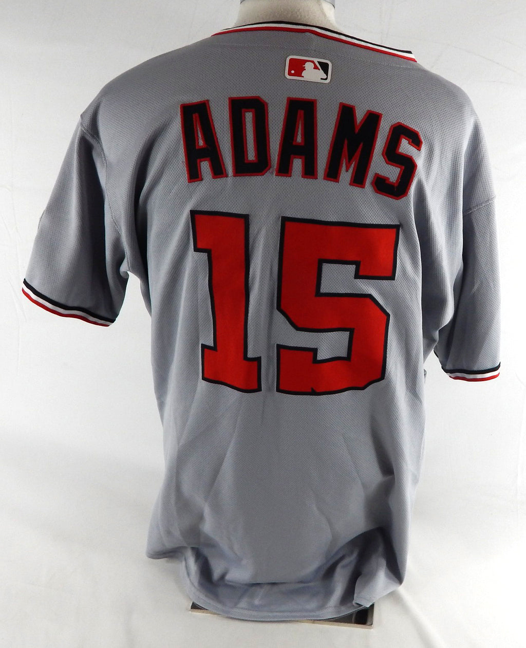 2025 Washington Nationals Riley Adams #15 Game Issued Pos Used Grey Jersey 48 87 Pic2