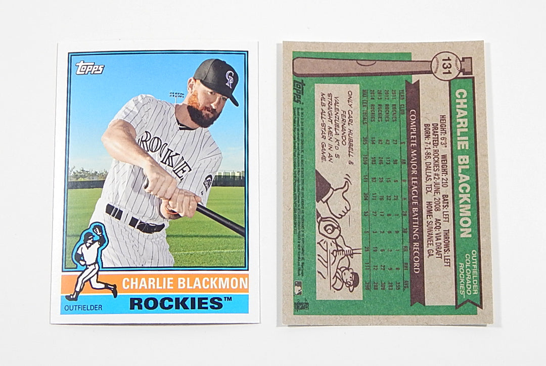 Lot of (48) 2015 Topps Archives Charlie Blackmon #131 Pic2