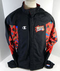 1997-98 Philadelphia 76ers Game Issued Black Warm Up Jacket 44 DP16230