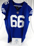 2023 Indianapolis Colts Lewis Kidd #66 Game Issued Blue Jersey 48 909
