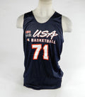 2000s Team USA Basketball #71 Game Issued Navy Practice Jersey XL 881