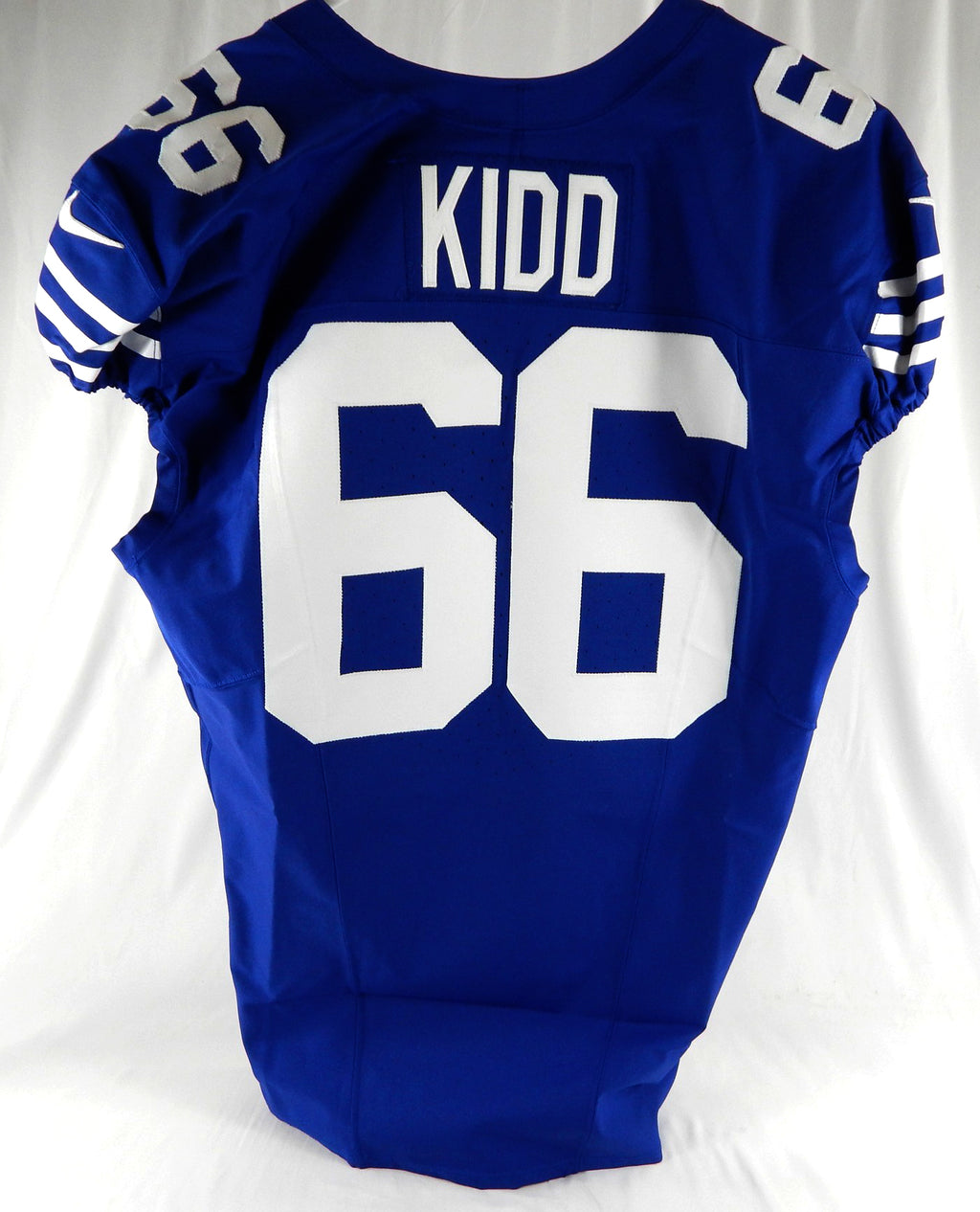 2023 Indianapolis Colts Lewis Kidd #66 Game Issued Blue Jersey 48 909 Pic2