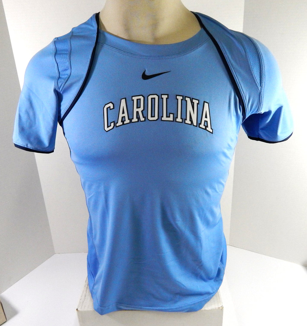 Womens Soccer North Carolina Tar Heels UNC Game Issued Blue Jersey L DP54461