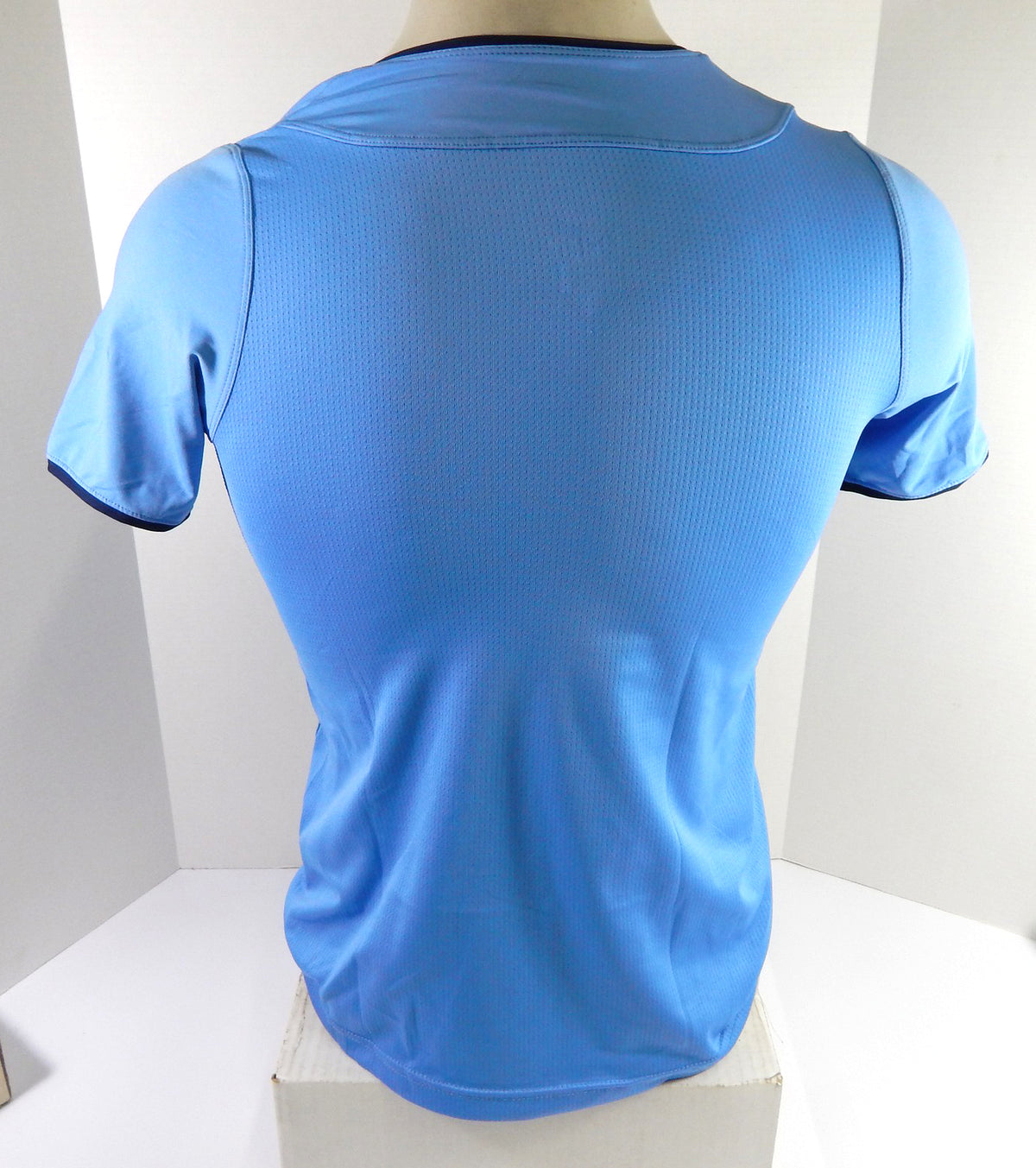 Womens Soccer North Carolina Tar Heels UNC Game Issued Blue Jersey L DP54461 Pic2