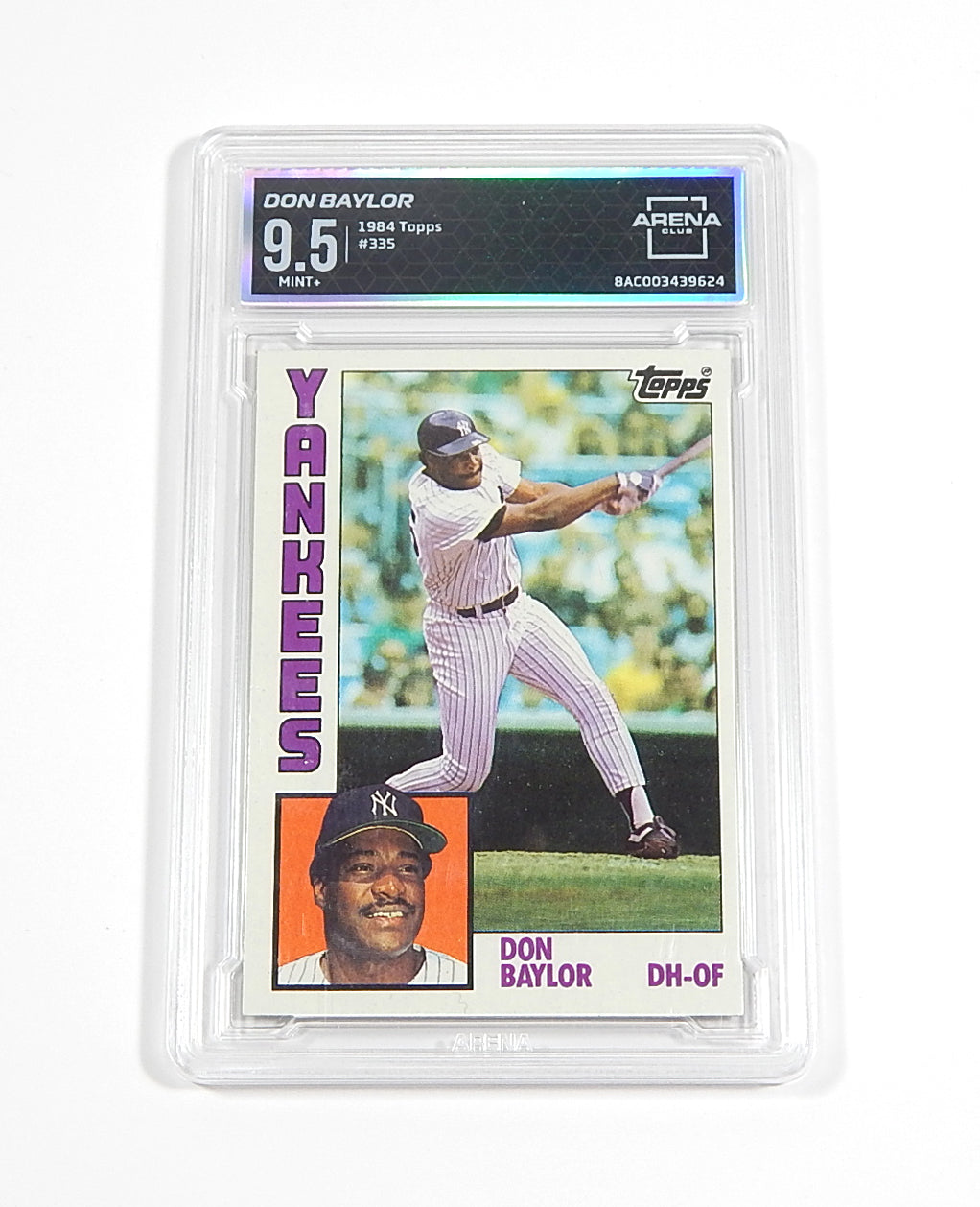 1984 Topps Don Baylor #335 Yankees ACG 9.5