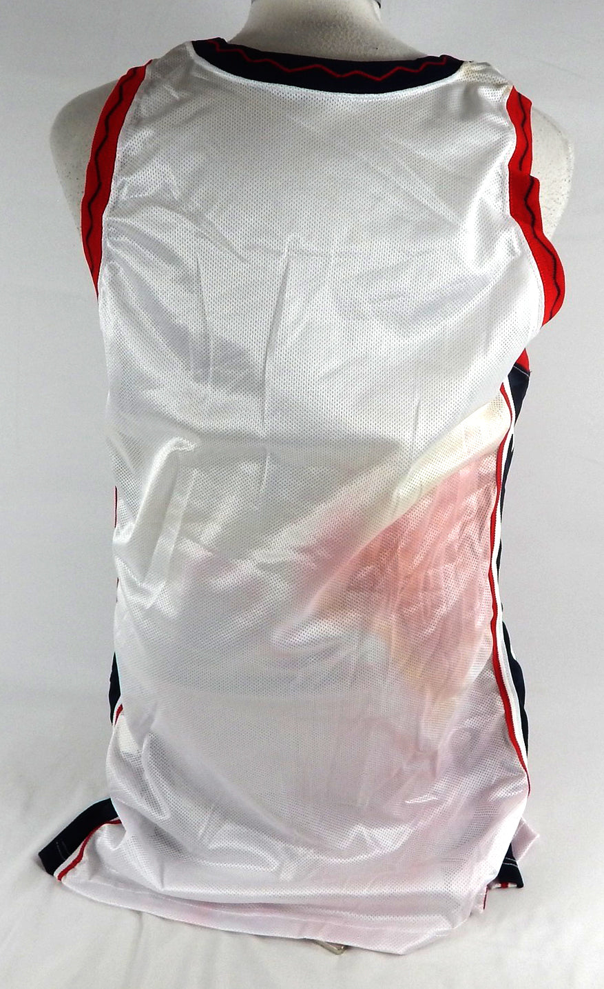 1996-97 Team USA Basketball Blank Game Issued White Jersey 46 063 Pic2