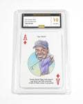 2005 Hero Decks Tiger Woods Ace of Diamonds GAS 10