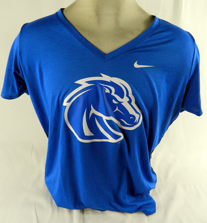 Boise State Broncos Team Issued Nike Blue & Black Shirt Size XXL