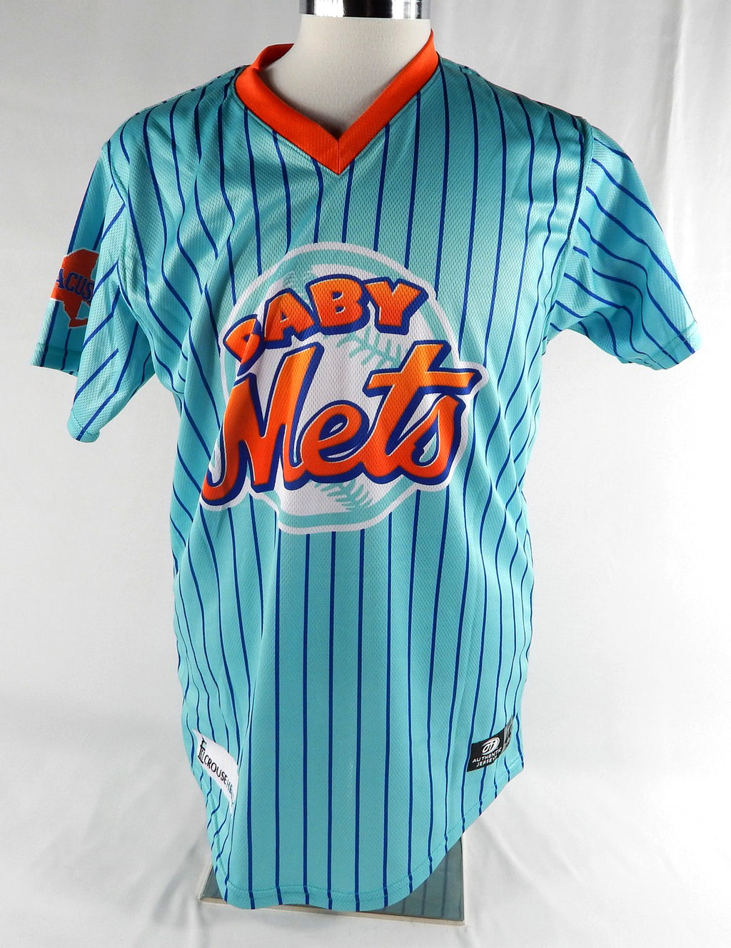 2024 Syracuse Mets #50 Game Issued Pos Used Blue Jersey Baby Mets 44 330