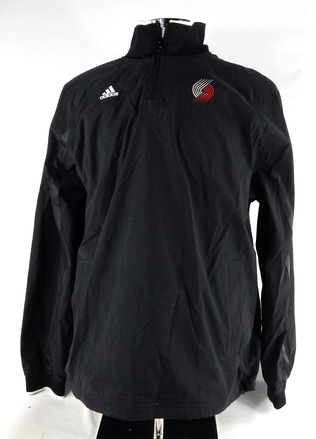 2007-08 Portland Trail Blazers Team Issued Black Travel Jacket M 489
