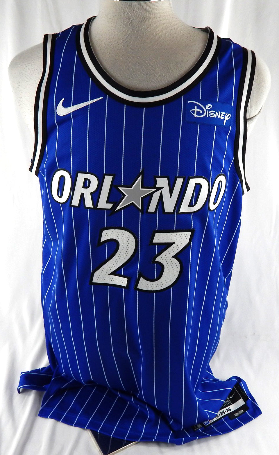 2025-26 Orlanda Magic Tristan Da Silva #23 Game Used Blue Jersey Icon 15 Pts