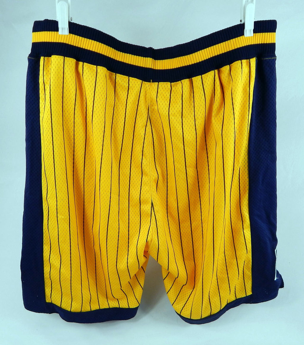 2003-04 Indiana Pacers Game Issued Navy Basketball Pants 42 483 Pic2