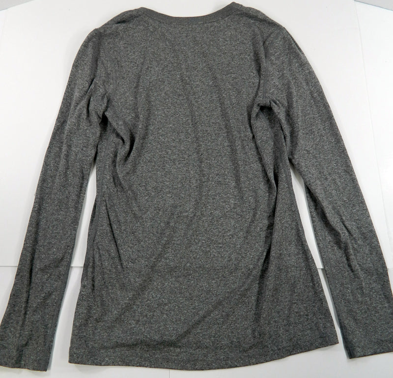 Boise State Broncos Team Issued Nike Heather Gray Shirt Size S Pic2