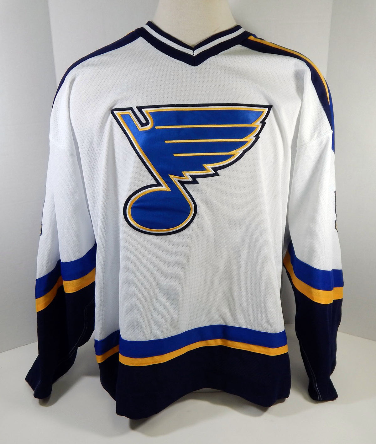 St. Louis Blues Alexander Hellstrom #51 Game Used White Jersey Traverse City 80 Pic2