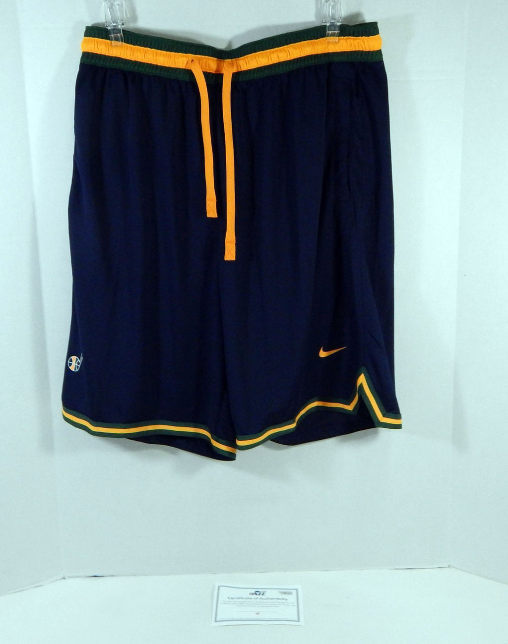 2019-20 Utah Jazz Game Issued Navy Practice Shorts XL 973