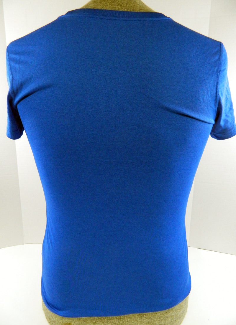 Boise State Broncos Team Issued Nike Blue Track & Field Shirt Size M Pic2
