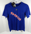 Youth New York Rangers Mats Zuccarello #36 NHL Player Blue T-Shirt M