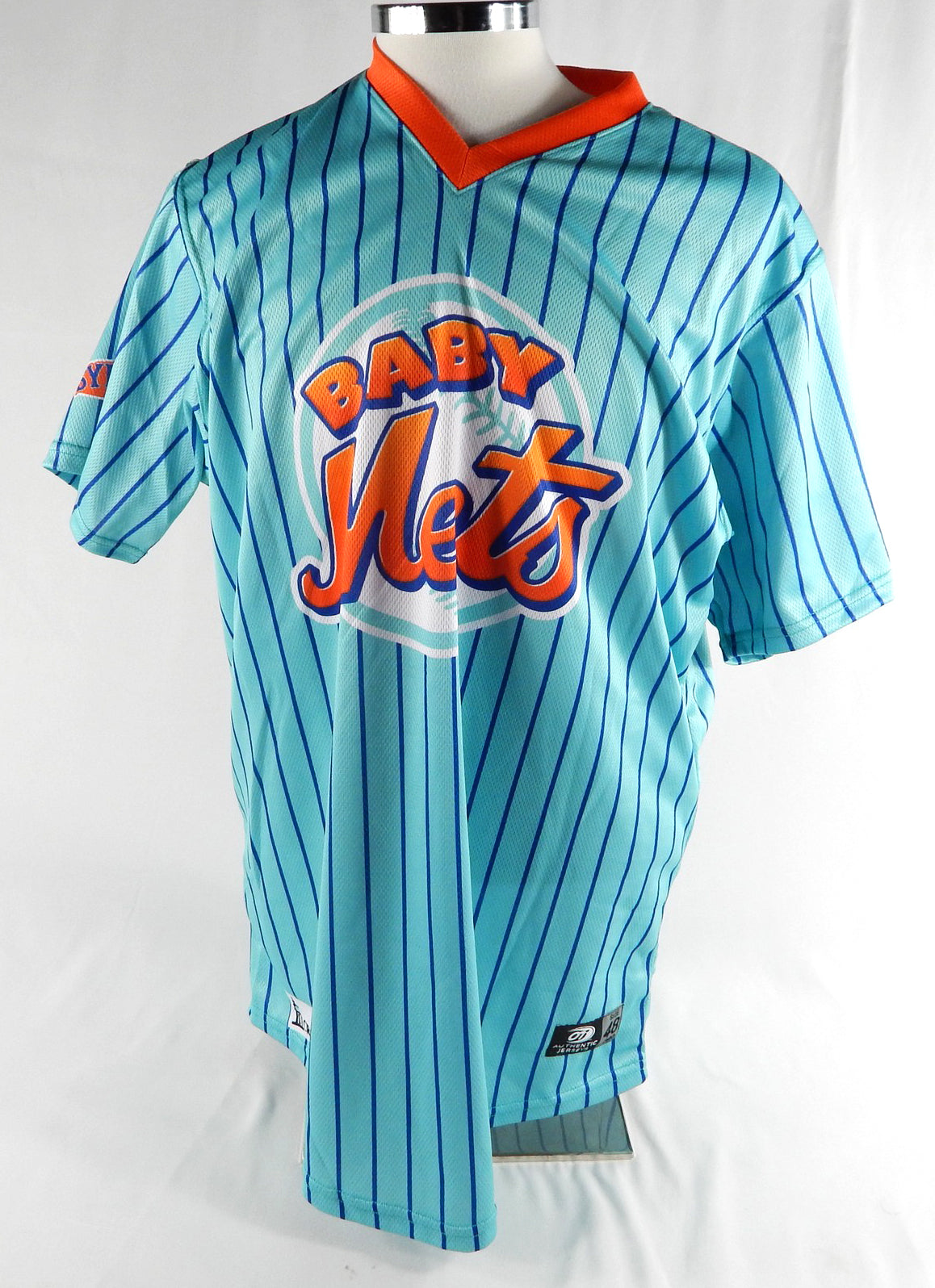 2024 Syracuse Mets #68 Game Issued Pos Used Blue Jersey Baby Mets 48 334