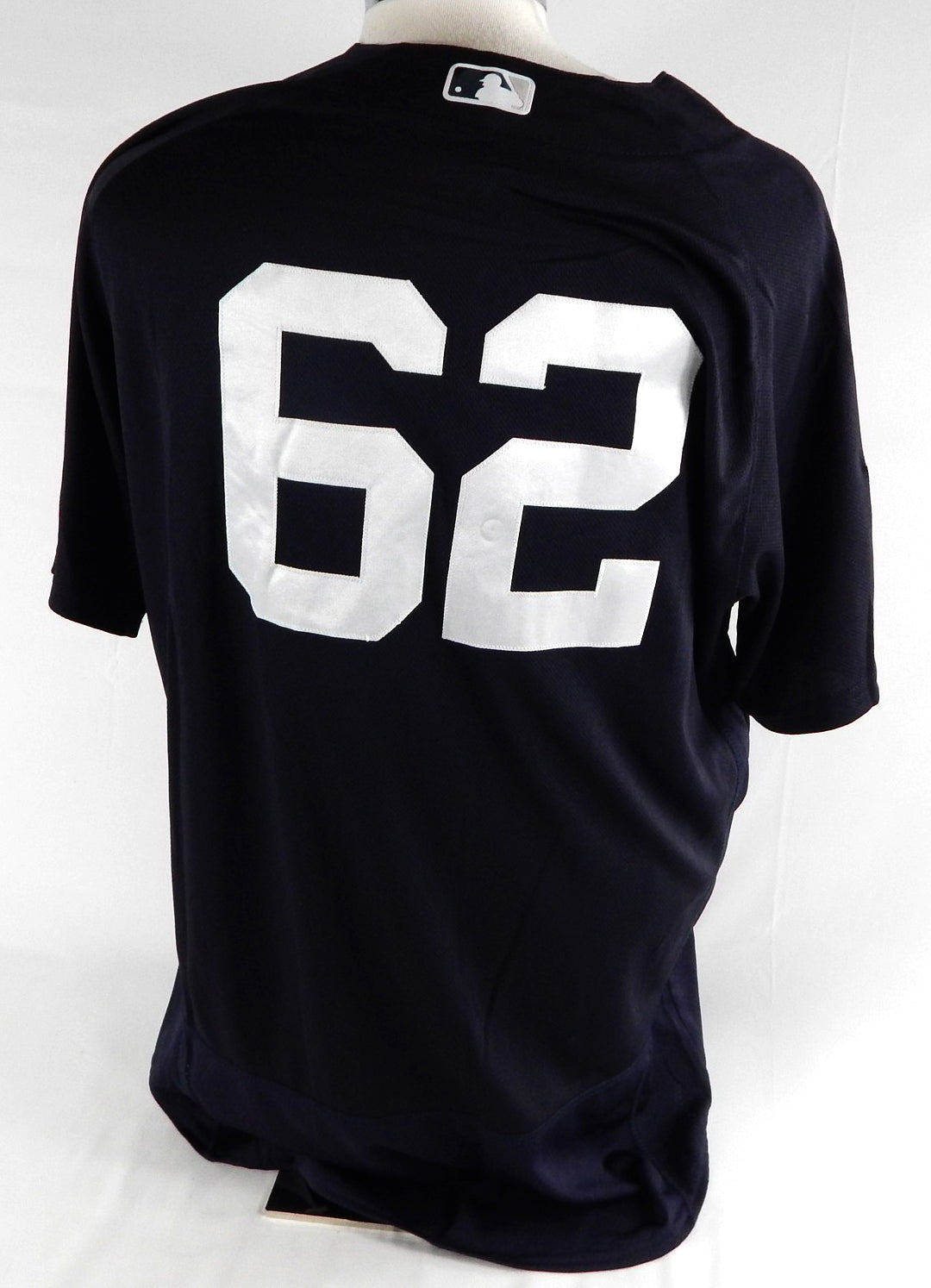 2019 New York Yankees Danny Coulombe #62 Game Used Navy Jersey ST Patch 46 94 Pic2